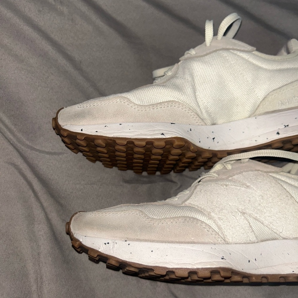New Balance White and Neon Sneakers - Picture 5 of 7
